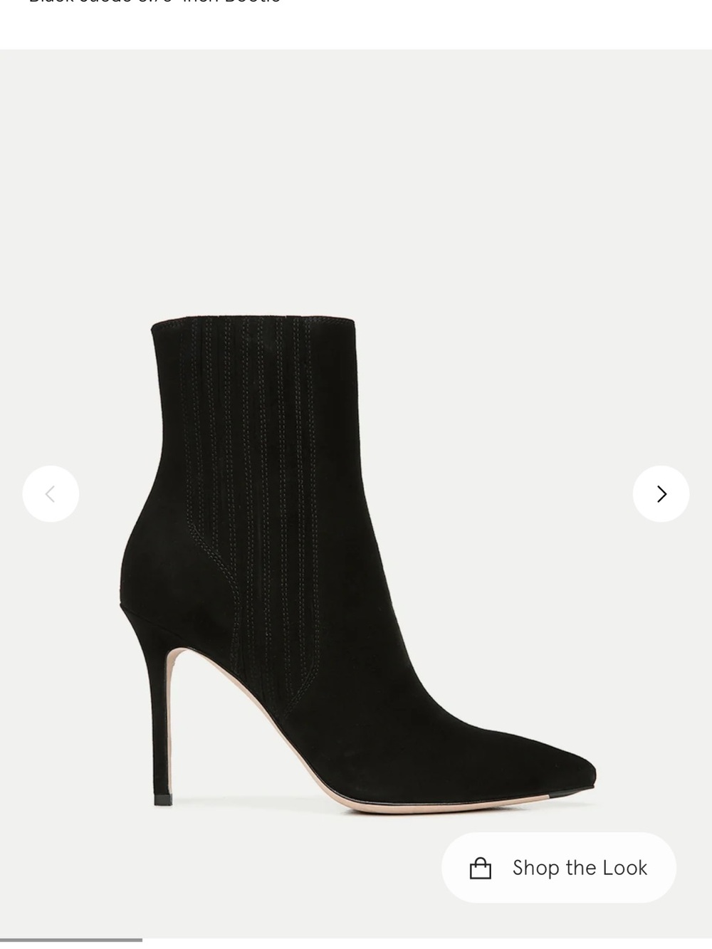 Veronica Beard Black Suede Pointed Toe Stiletto Ankle Booties